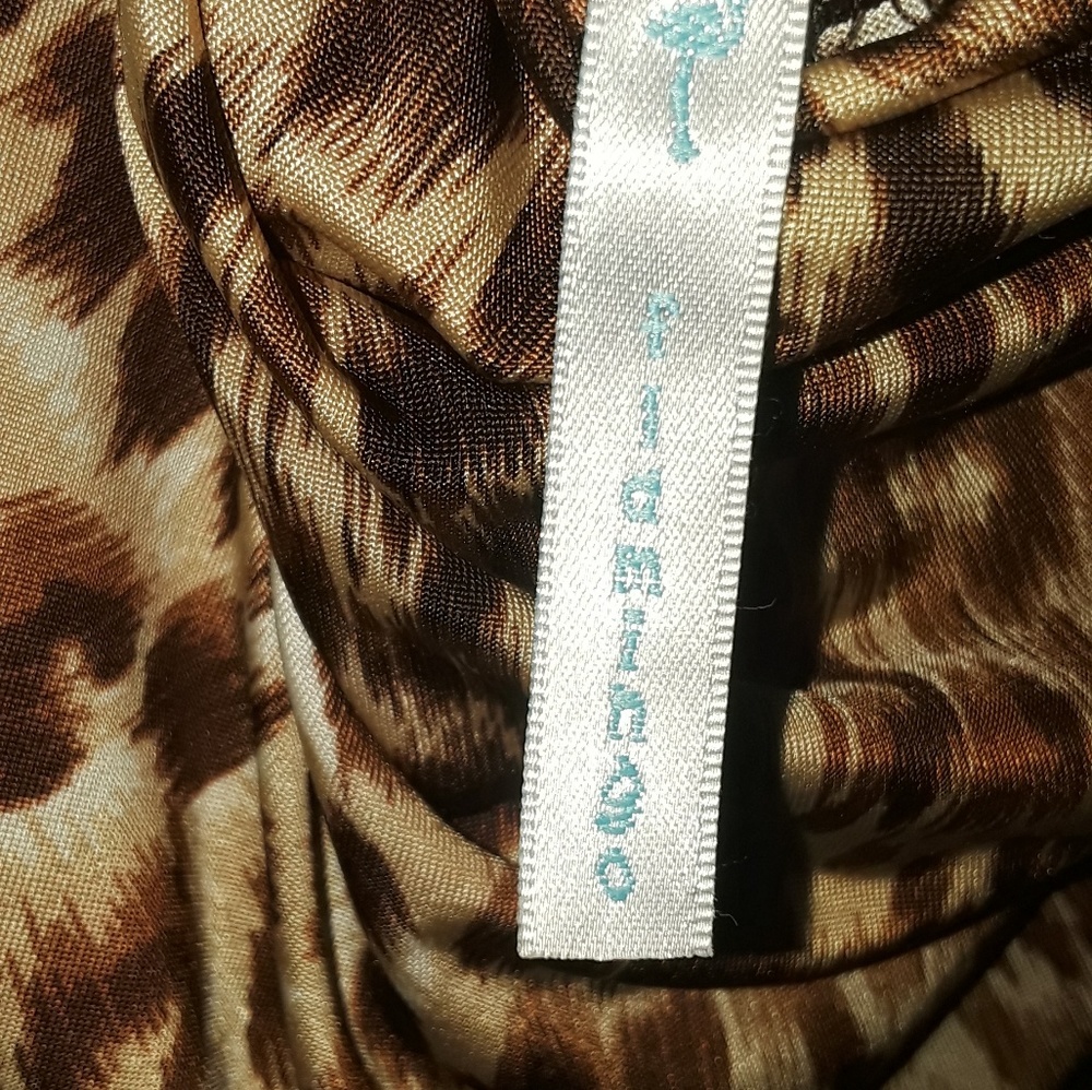 A sm chico flamingo mini dress with adjustable pul